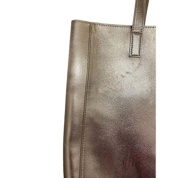 GIVENCHY  Tote Bag Gold Big Glam bold Glitter Metallic Purse Baddy‎ Classy - Picture 5 of 11